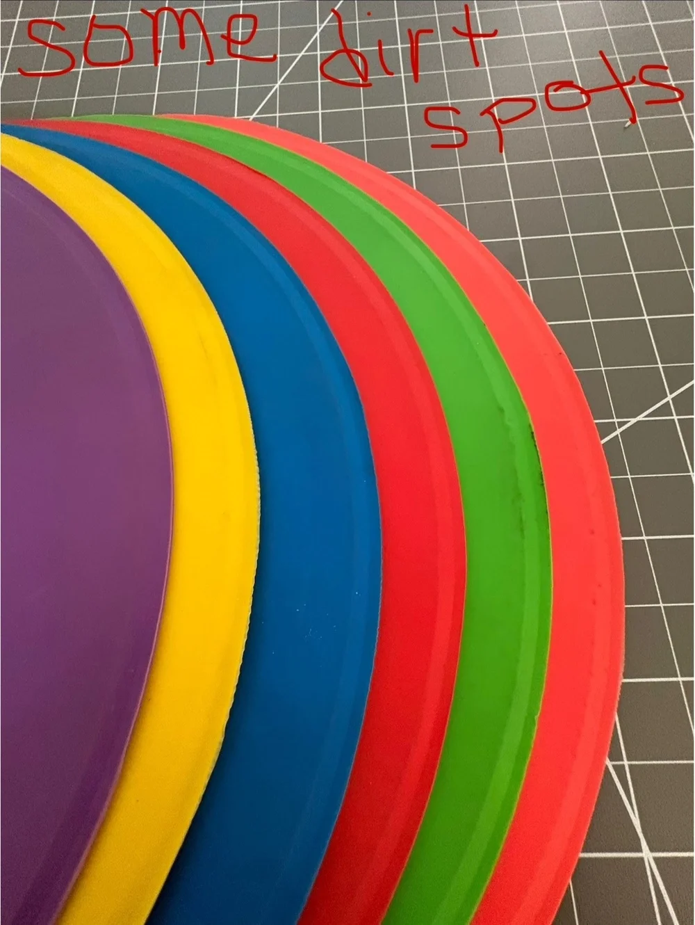 9 inch spot markers - circles